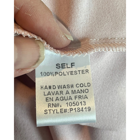 Peach Blouse with Button Detail - Picture 10 of 11